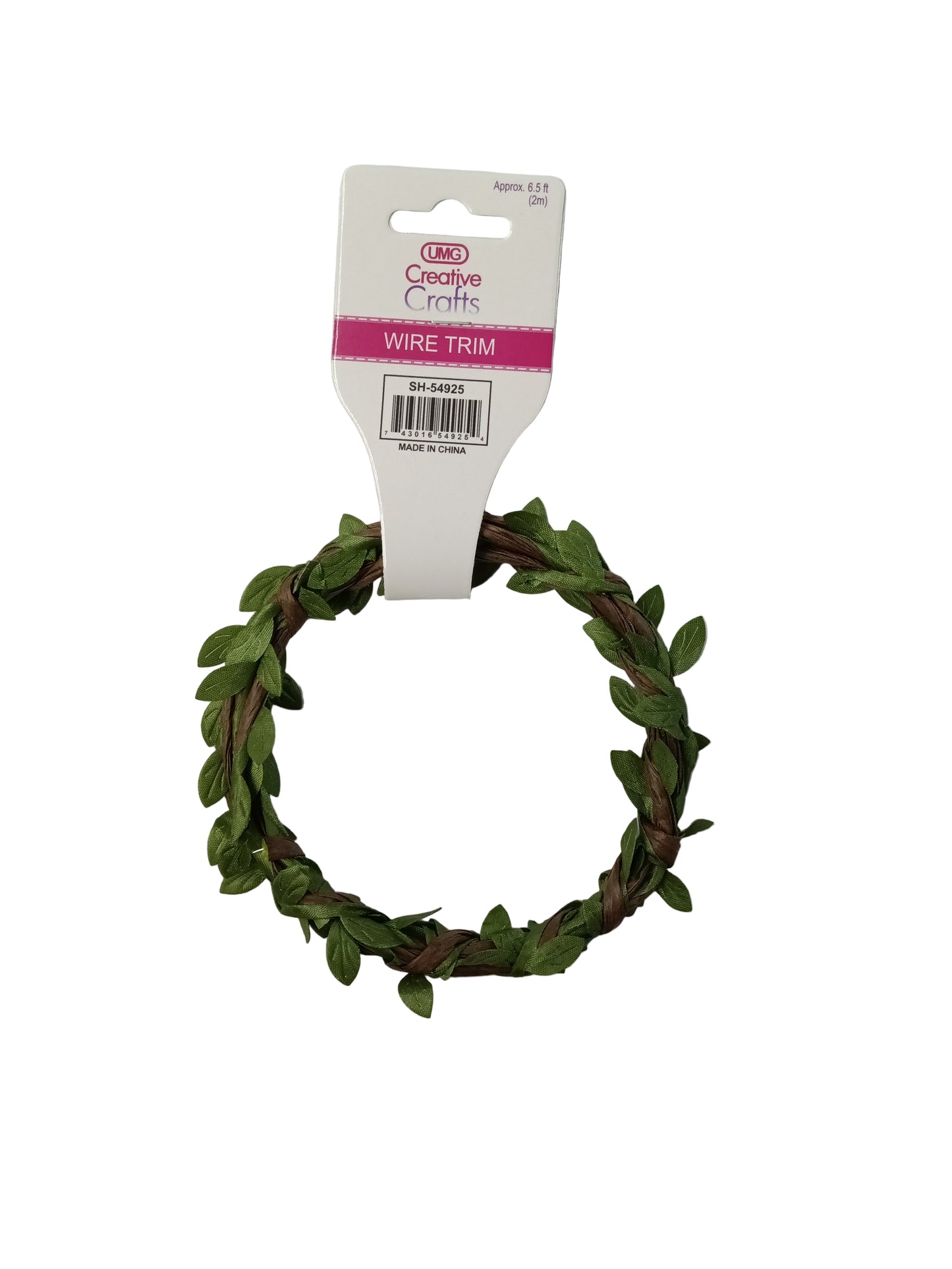 GREEN LEAF WIRE TRIM 2M