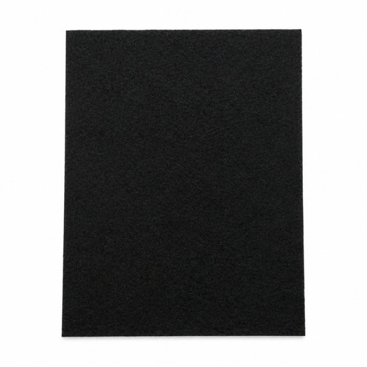 Black Felt Sheet 9x12