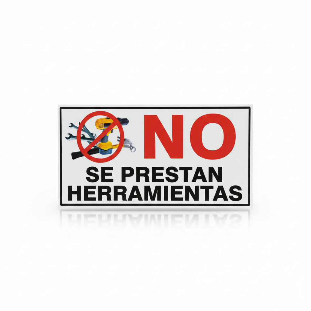 No se prestan herramientas - JA Riollano