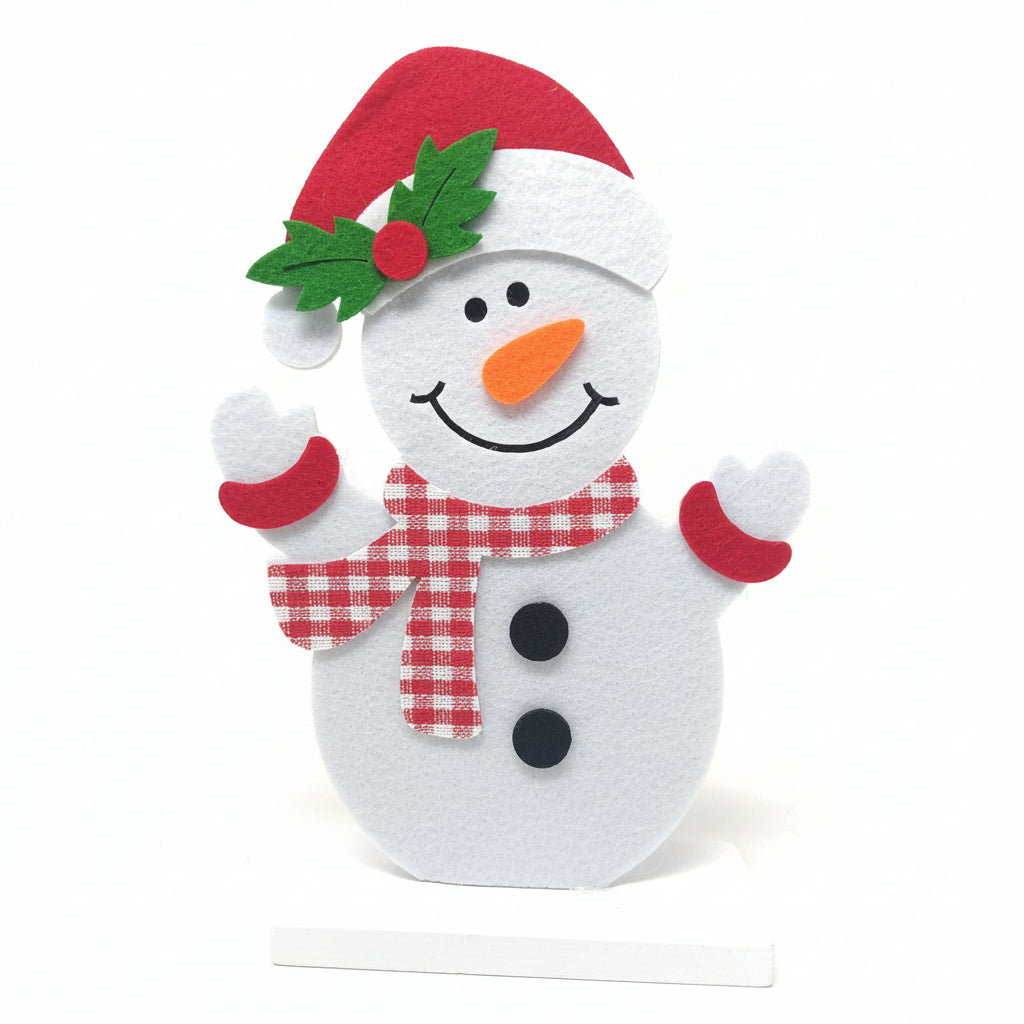 Christmas Felt Decorations Snowman