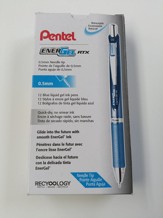 EnerGel RTX Gel Pen Blue Retrac