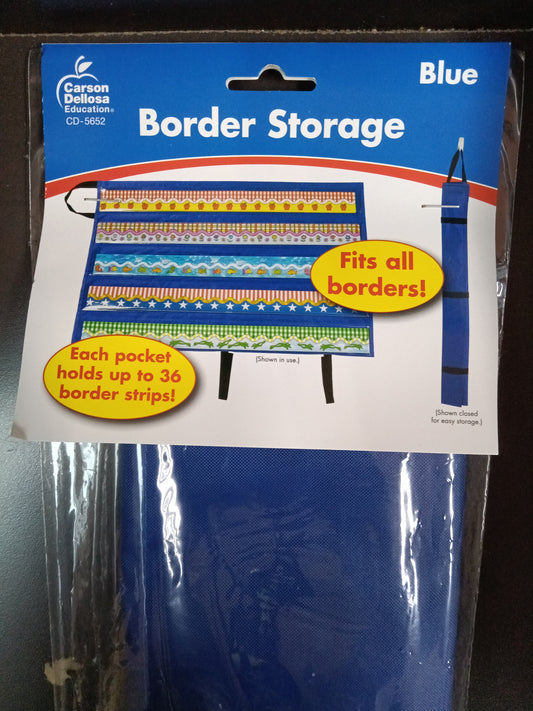 BORDER POCKET CHART STORAGE