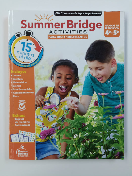 SUMMER BRIDGE ACTIVITIES SPANISH 4-5 WORKBOOK