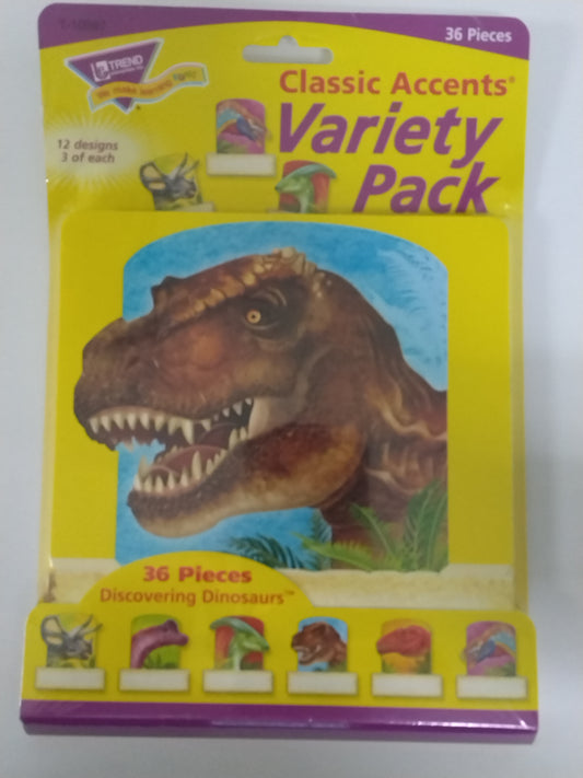 ACCENTS DINOSAURS 36 PC