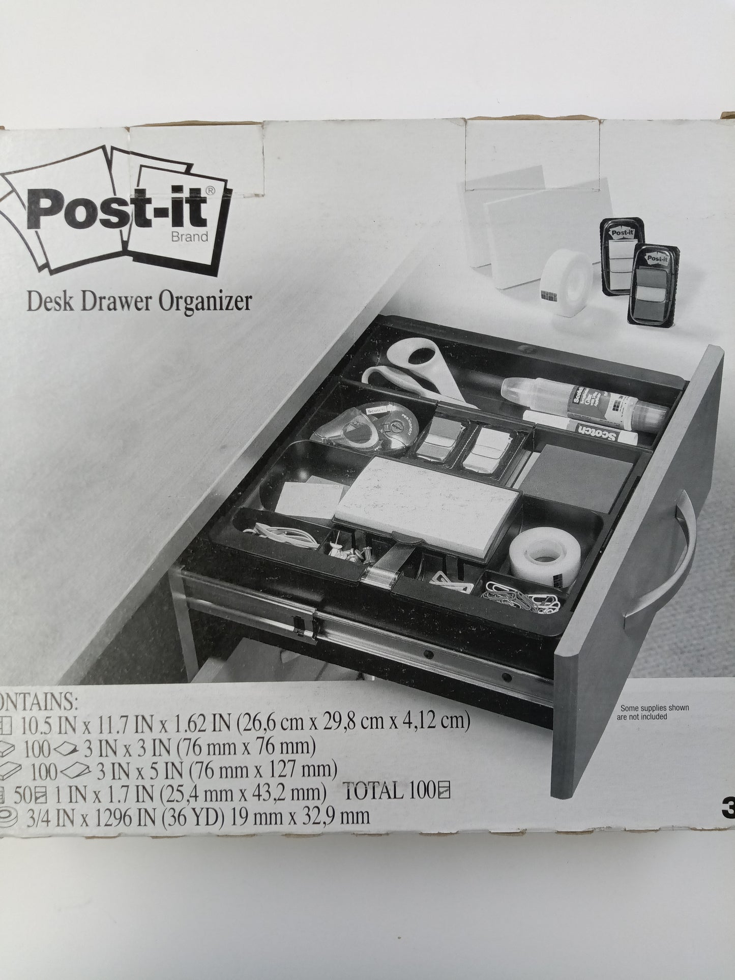 M3 DESK DRAWER ORGANIZER BLACK #C71