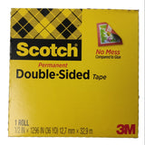 Double Stick Tape 1/2"x36" YD GDE