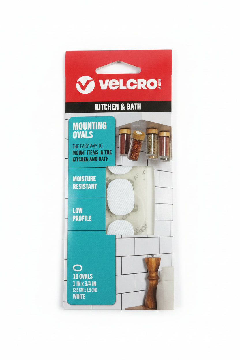 VELCRO® Brand Industrial Strength Ovals | 1"X 3/4" | 10Pkg