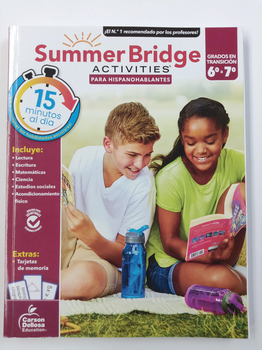 SUMMER BRIDGE ACTIVITIES SPANISH 6-7 WORKBOOK