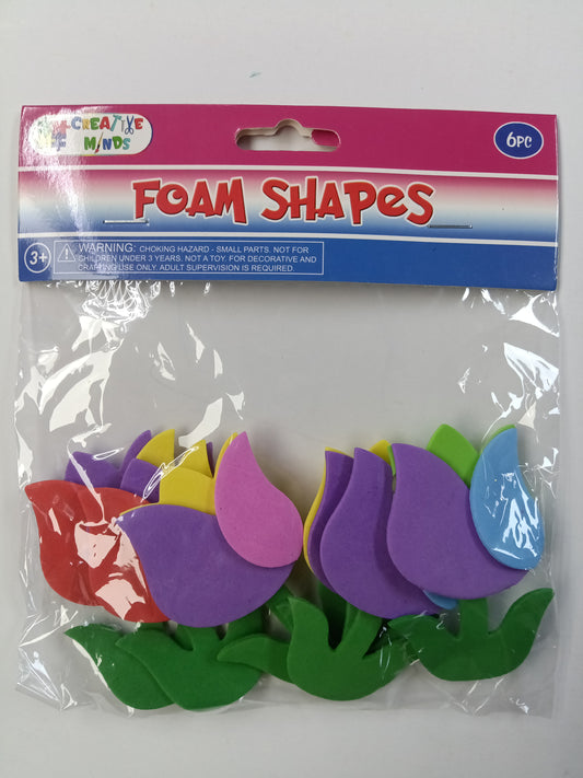 FOAM CRAFT TULIPS 6PC