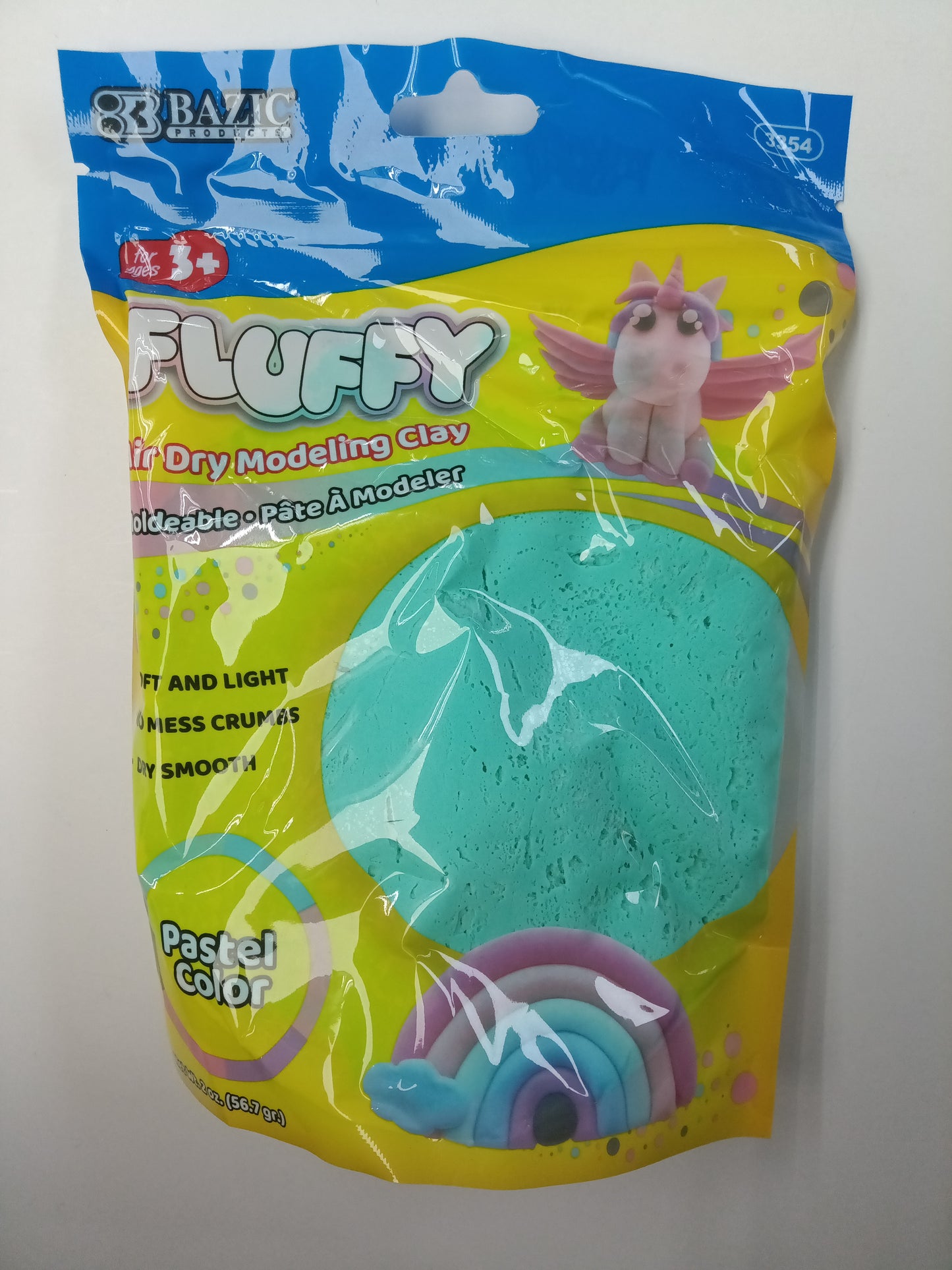 2 OZ. PASTEL COLORS AIR DRY MODELING CLAY