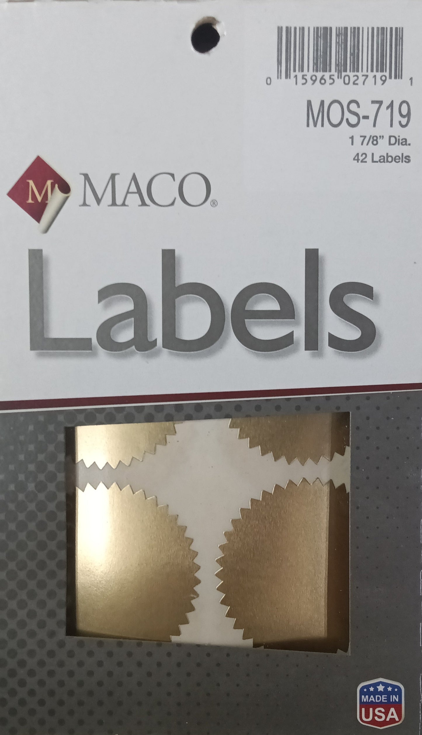 MAC NOTARIAL GOLD LABEL