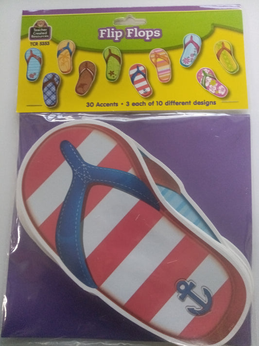 FLIP FLOPS ACCENTS 30 PCS