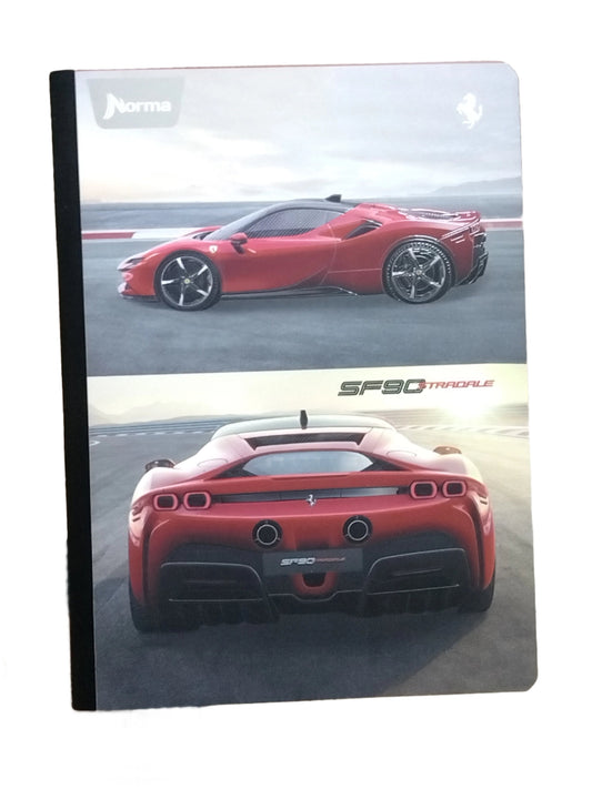 LIBRETA COSIDA FERRARI