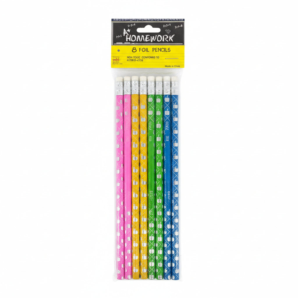 8pk Foil Pencils UC1706