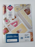 Mac Laser/Ink Jet Labels