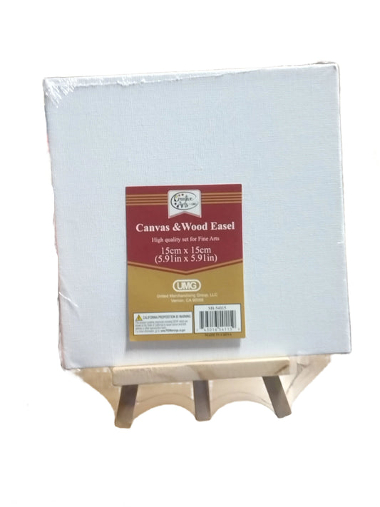 DRAWING BOARD EASEL WOOD 15*15CM