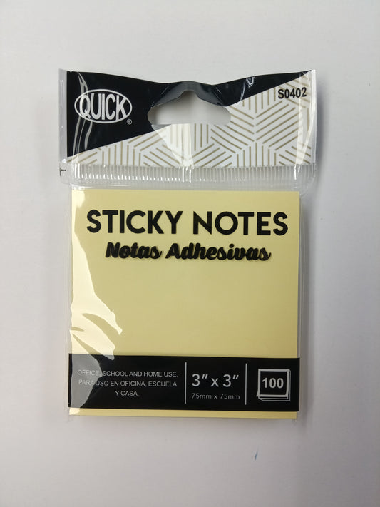 Sticky Notes 3x3 pk 100