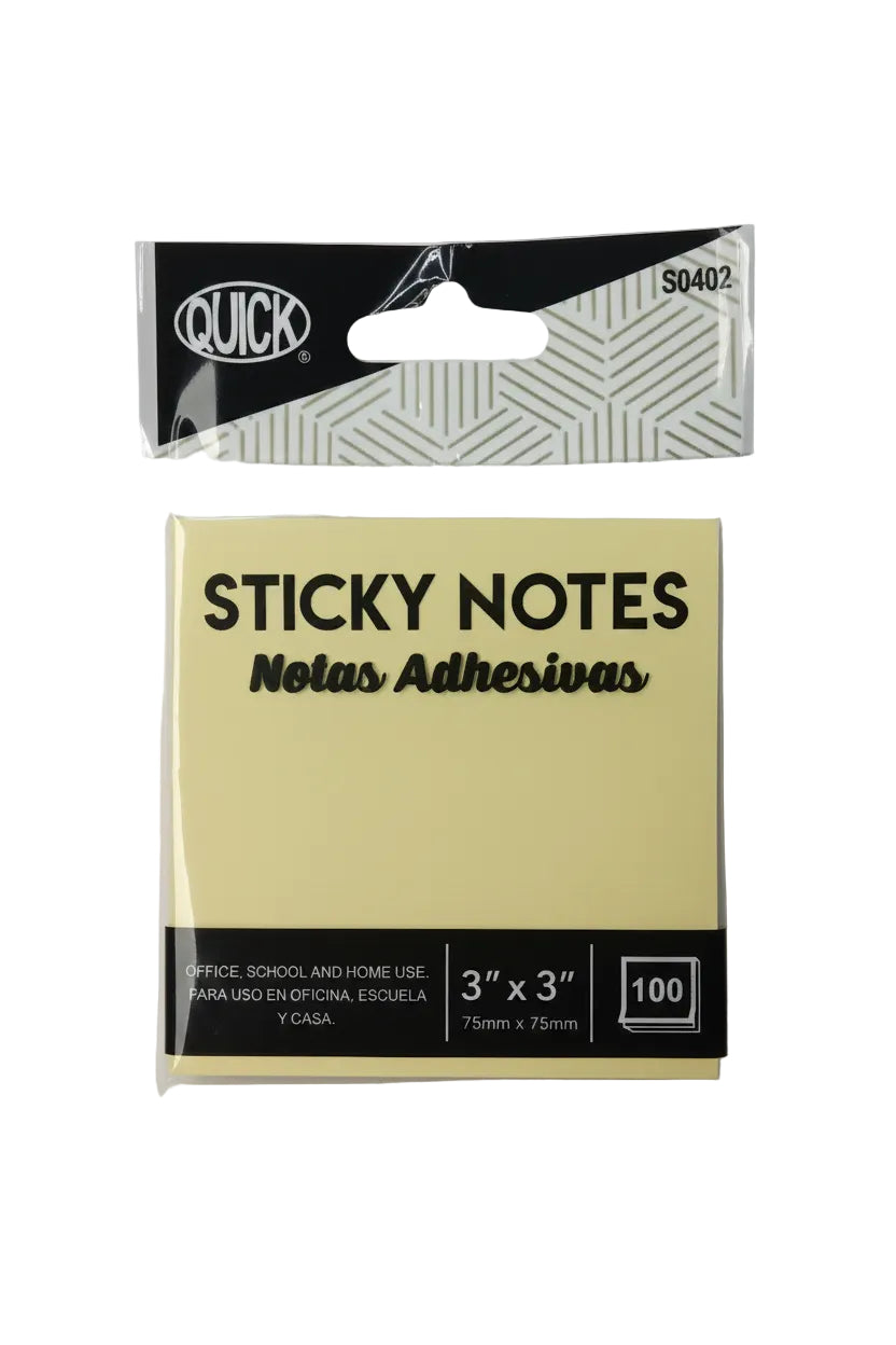 Sticky Notes 3x3 pk 100