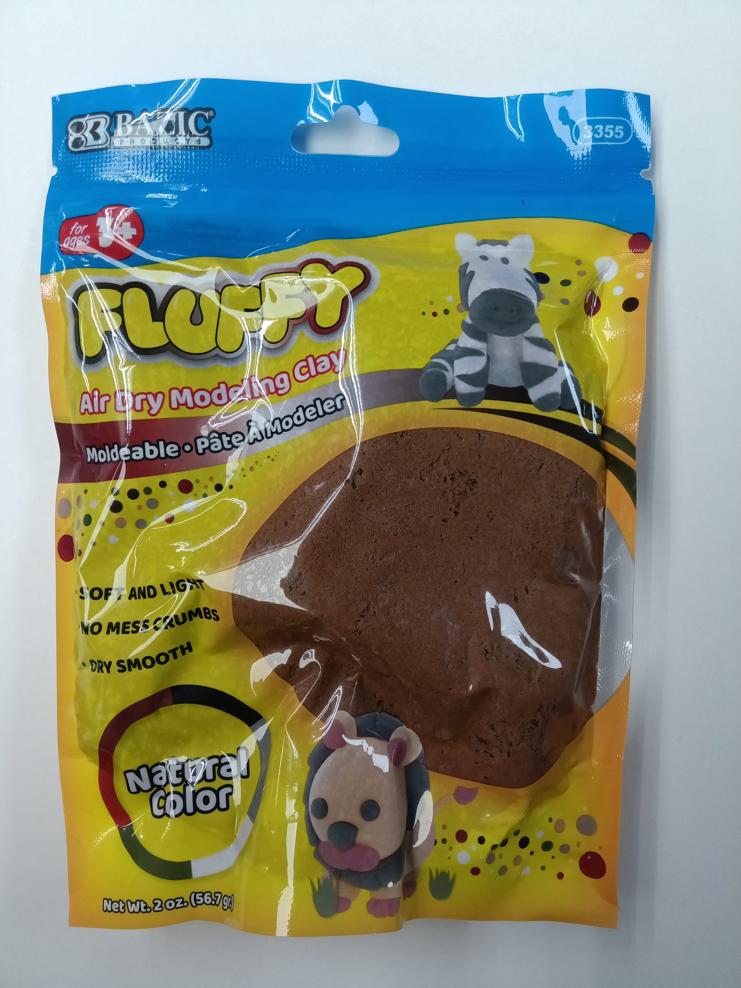 2 OZ. NATURAL/EARTH COLORS AIR DRY CASE MODELING C