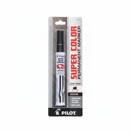 Super Color Jumbo Permanent Marker Chisel Point Black