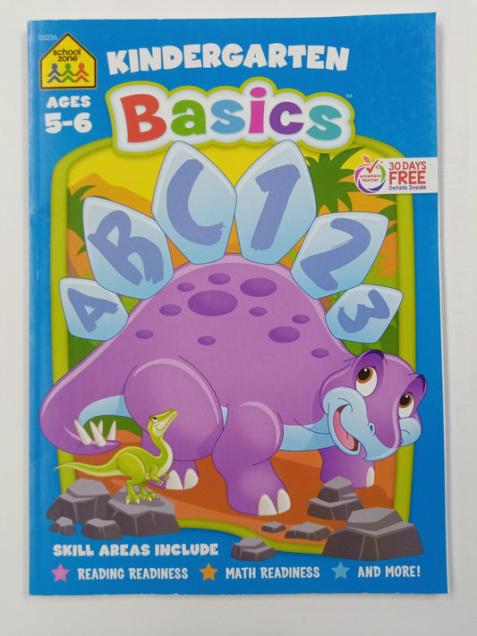 KINDERGARTEN BASICS WORKBOOK (64 PAGES)