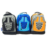 BACKPACK 17" BLACK, BLUE, ORANGE