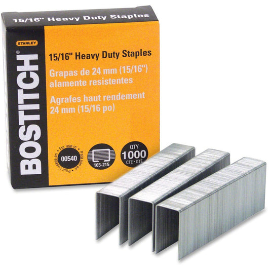 Bostitch 15/16" Heavy Duty Premium Staples Cj. 1000