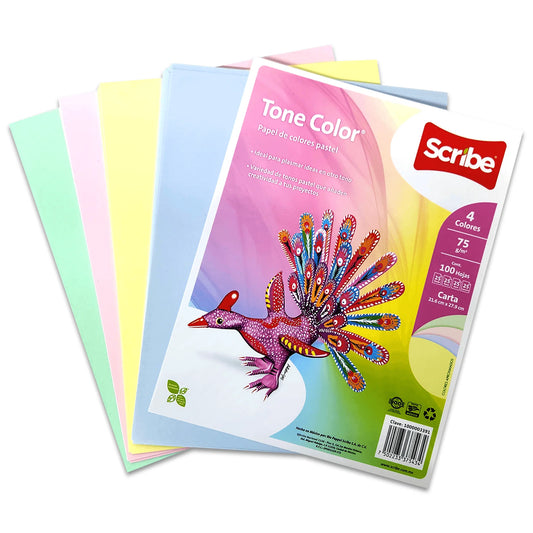 20lb Papel Surtido Pastel Paq. 100 – imagen 1 - JA Riollano