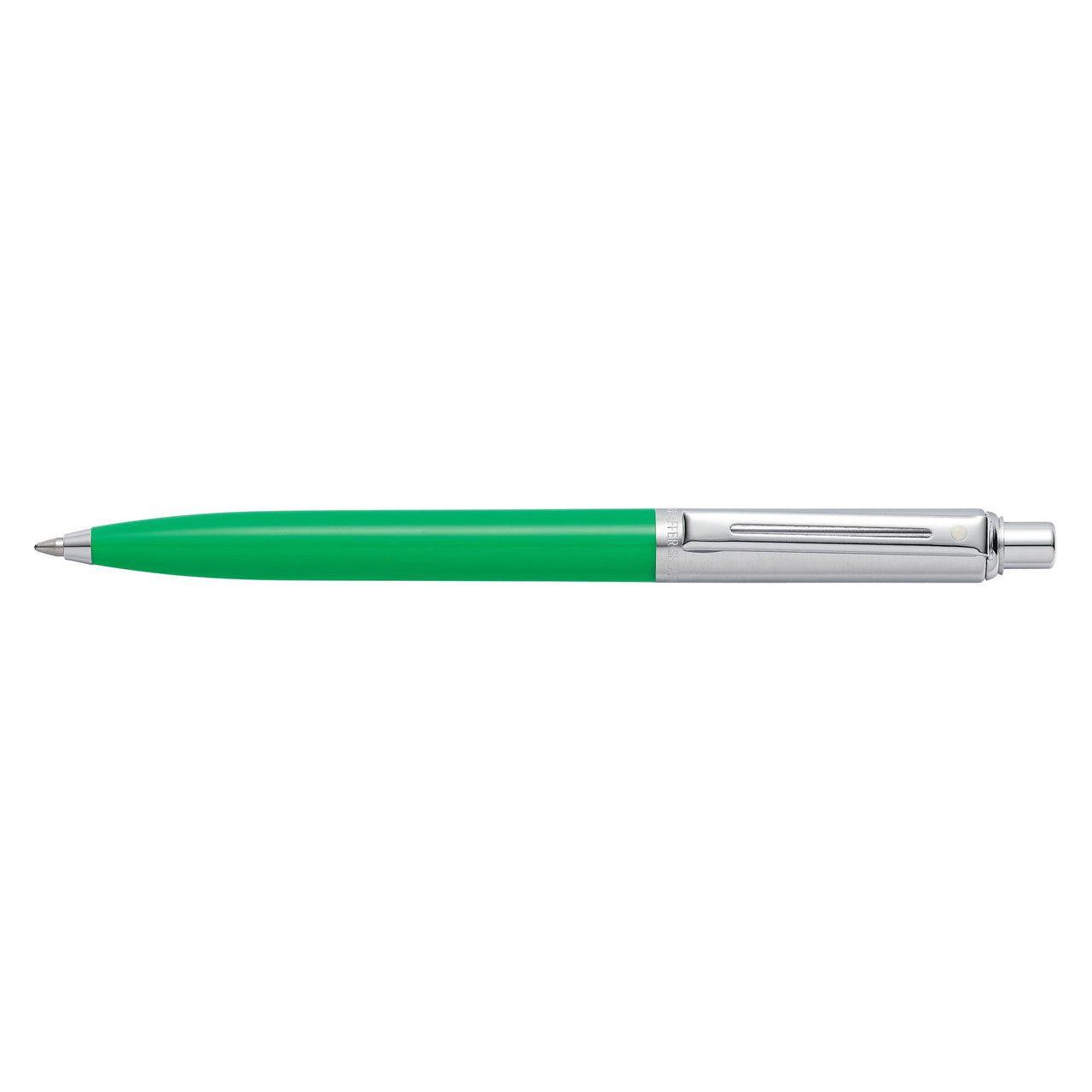 SHEAFFER SENTINEL BRIGHT GREEN BARREL AND BRUSHED