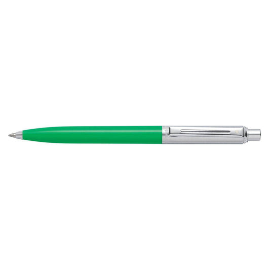 SHEAFFER SENTINEL BRIGHT GREEN BARREL AND BRUSHED