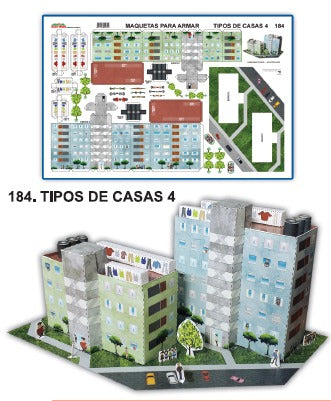MODEL MAQUETAS TIPOS DE CASAS 4