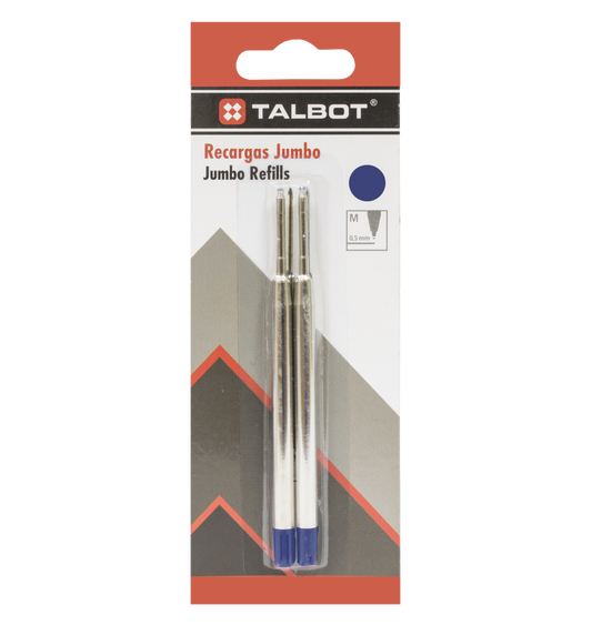 JUMBO REFILL, BLISTER X 2 UNIDADES, AZUL