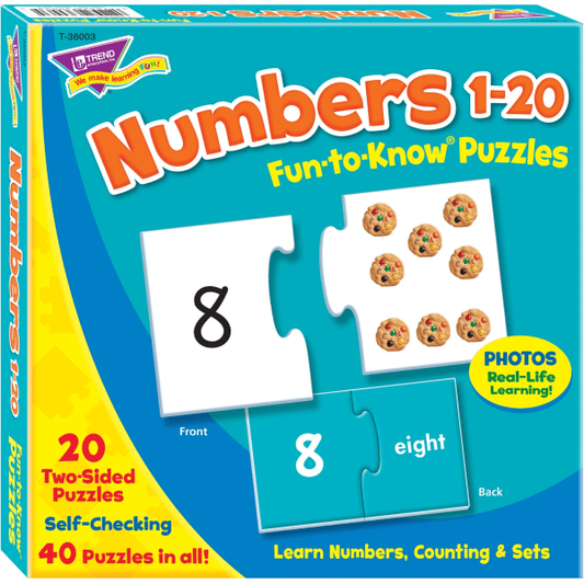 NUMBERS 1-20 PUZZLES