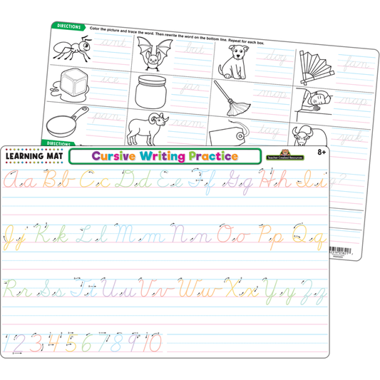 Cursive Writing Practice Learning Mat