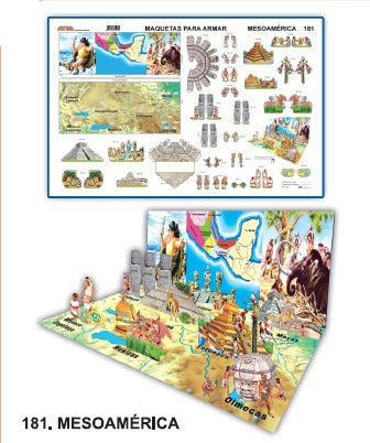 MODELO MAQUETA MESOAMERICA