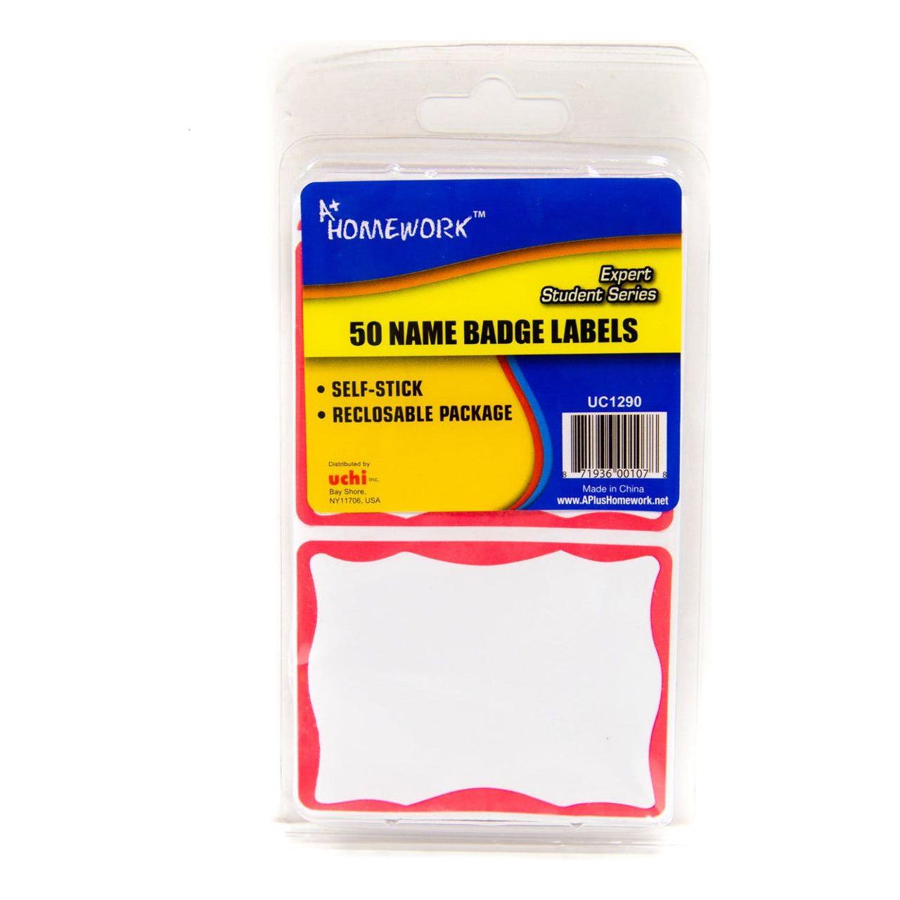 NAME BADGE 2.25" X 3" LABELS 50 PACK