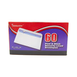 6-3/4" SECURITY PEEL & SEAL ENVELOPE 60 PC