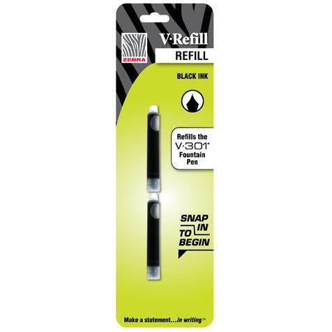 V-301 REFILL BLUE 2PK