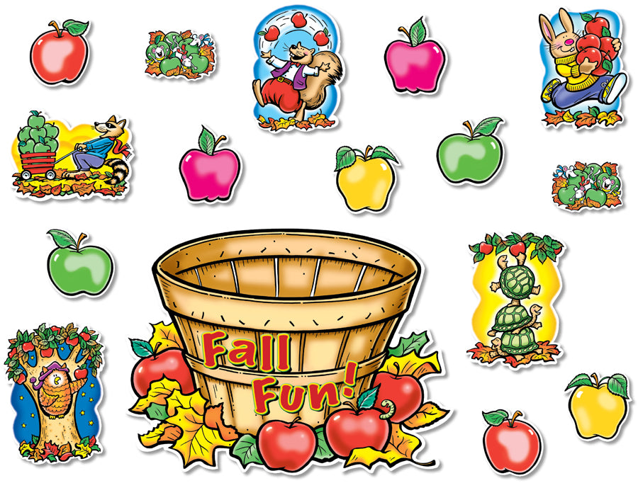 FALL FUN BULLETIN BOARD SET 41 PCS