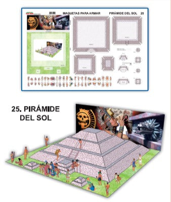 MAQUETA PIRAMIDE DEL SOL