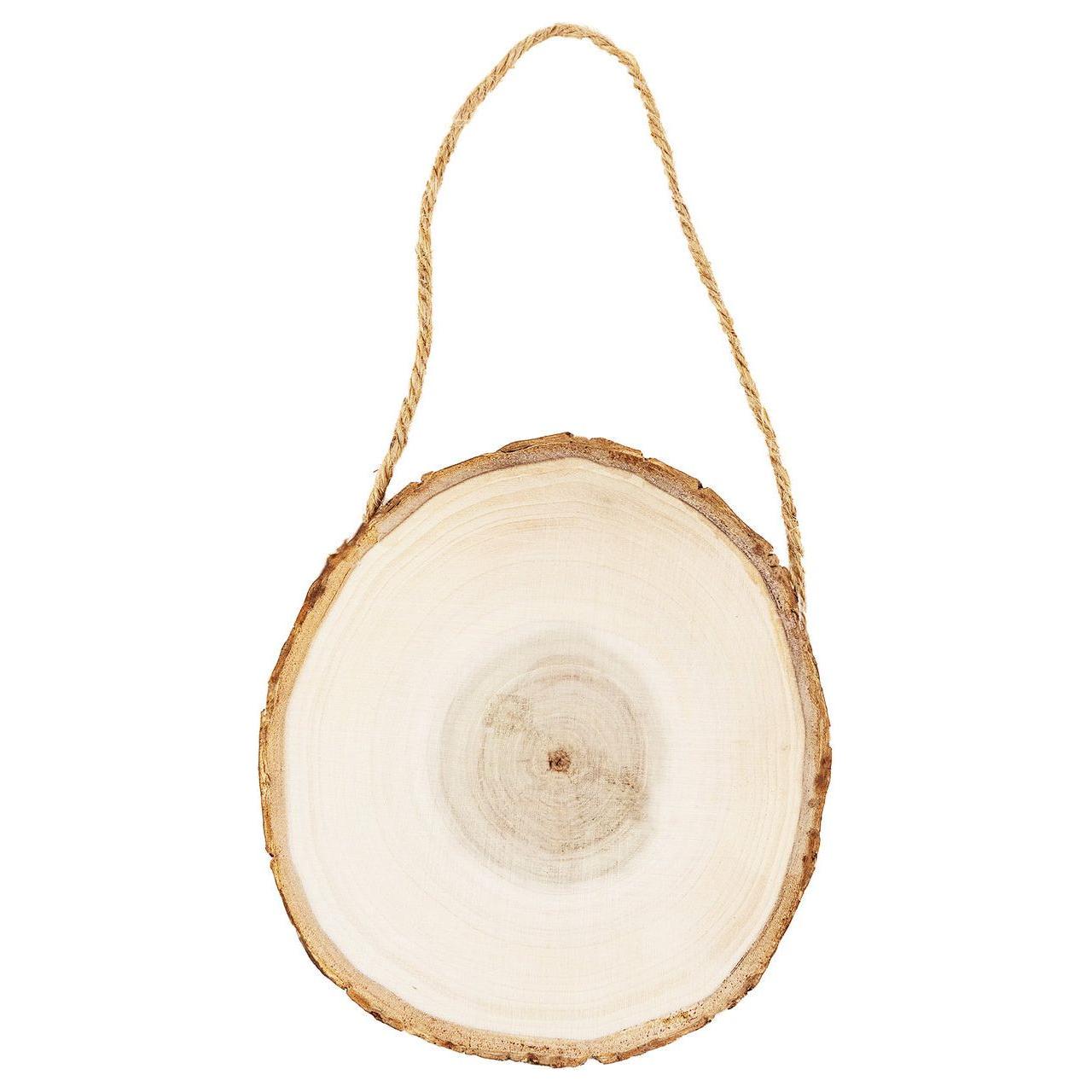 WOOD SLICE BOARD: ROUND 6''