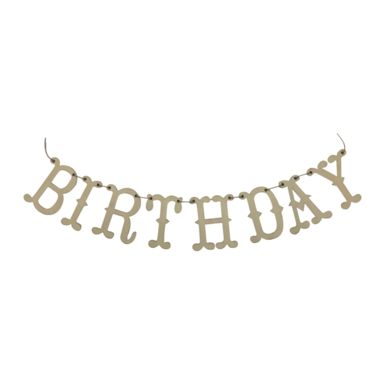 WOOD LETTERS-" BIRTHDAY" 4.25" HEIGHT
