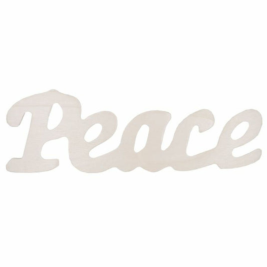 WOOD WORDS-PEACE 8.5" LONG