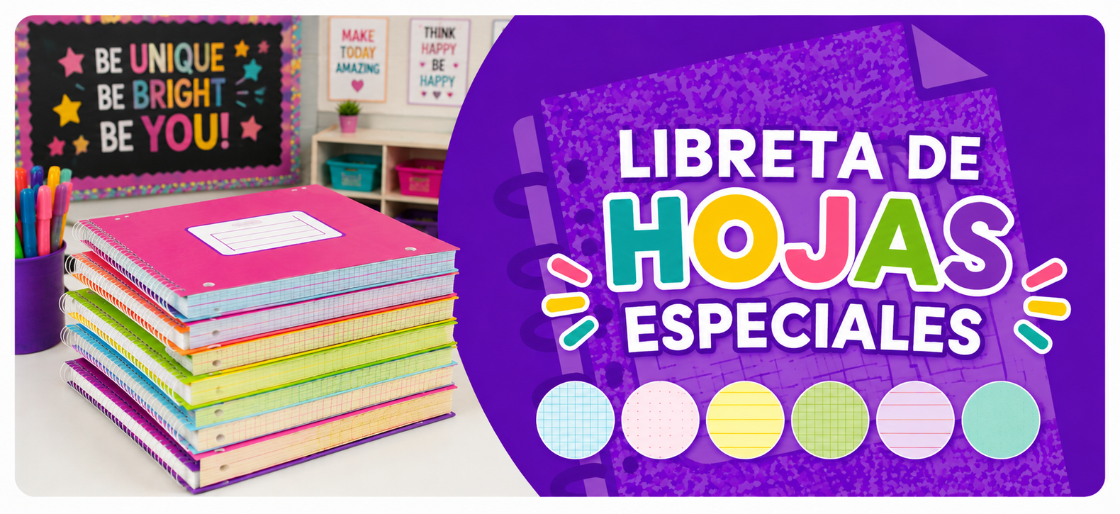 Libretas de Hojas Especiales