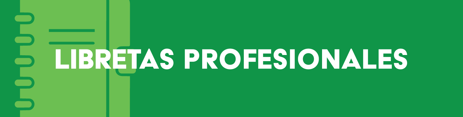Libretas profesionales