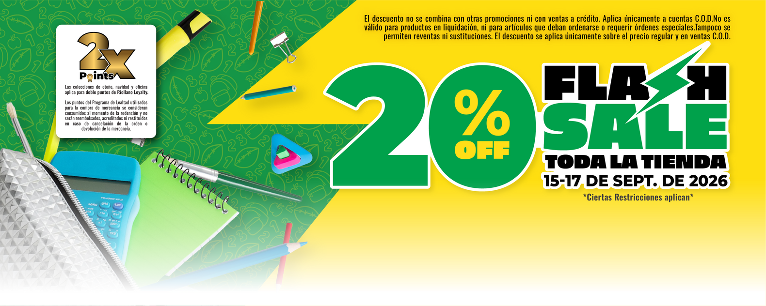 Flash Sale - 20% OFF