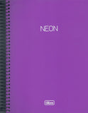 Libreta Argollada Neon Gde 10 Sub. Dura 320 PG