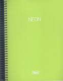 Libreta Argollada Neon Gde 10 Sub. Dura 320 PG