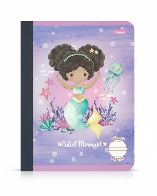 Libreta Caligrafia Primaria 2do Cutest Mermaid 160 PG