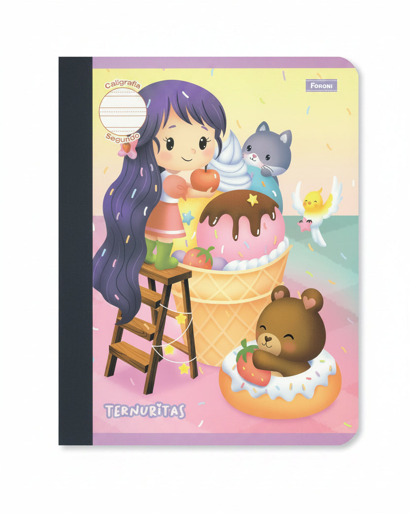 Libreta Caligrafia Primaria 2do Ternuritas 160 PG